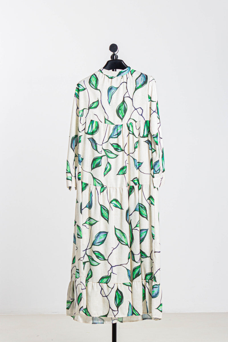 FLORAL PRINTED MIDI DRESS