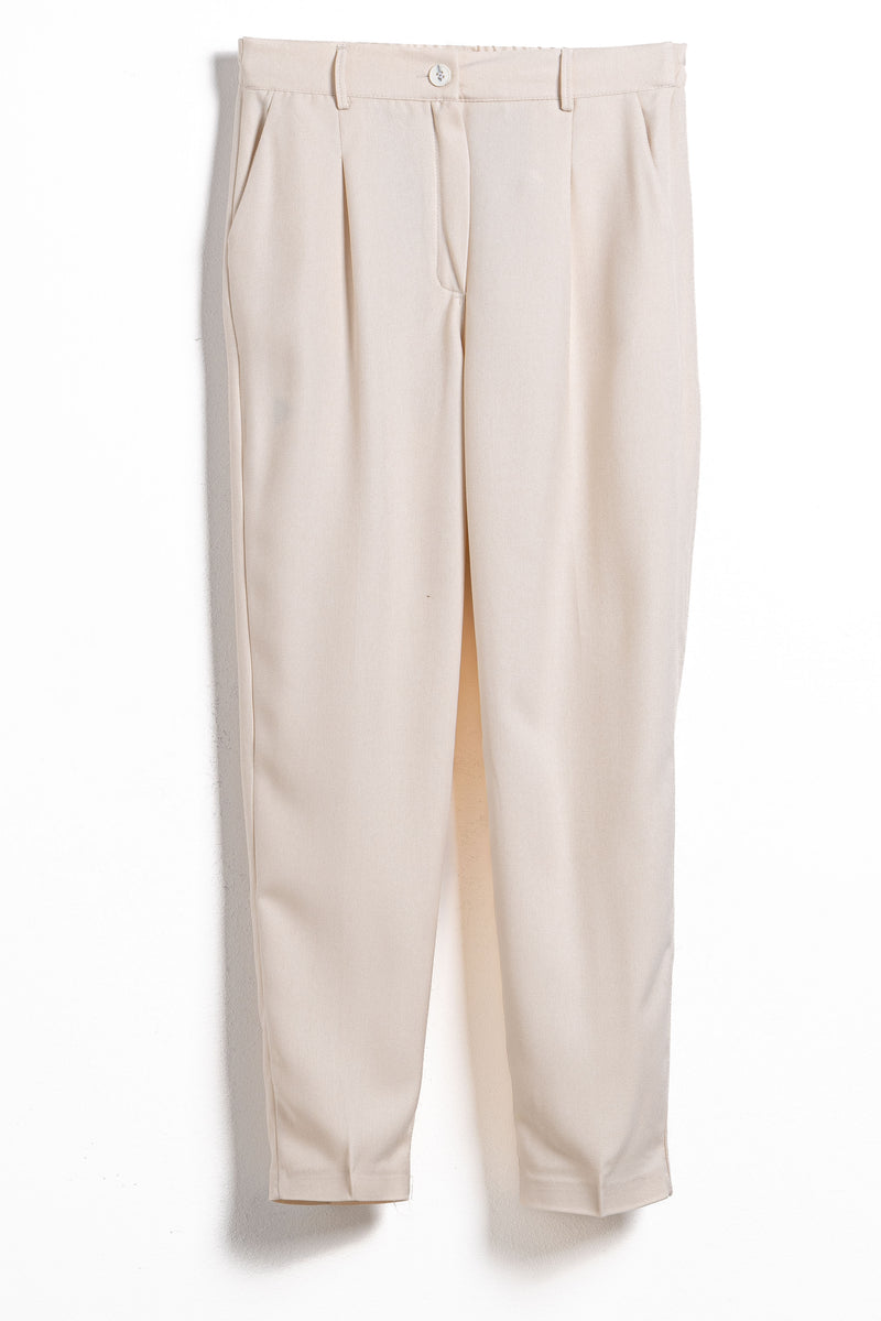 HIGH-WAIST TROUSERS
