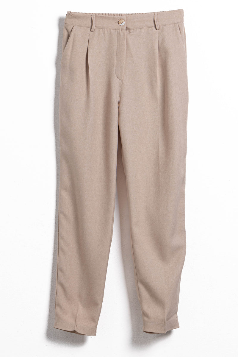 HIGH-WAIST TROUSERS