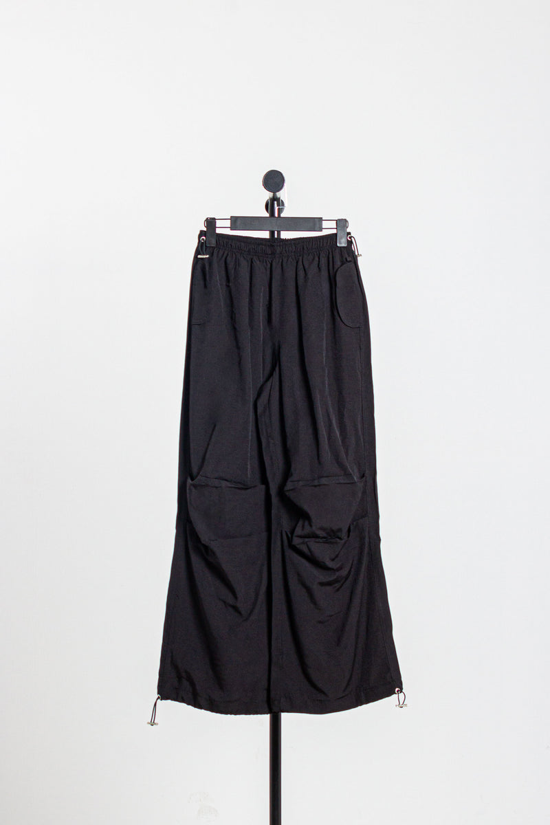 NYLON BLEND PARACHUTE TROUSERS
