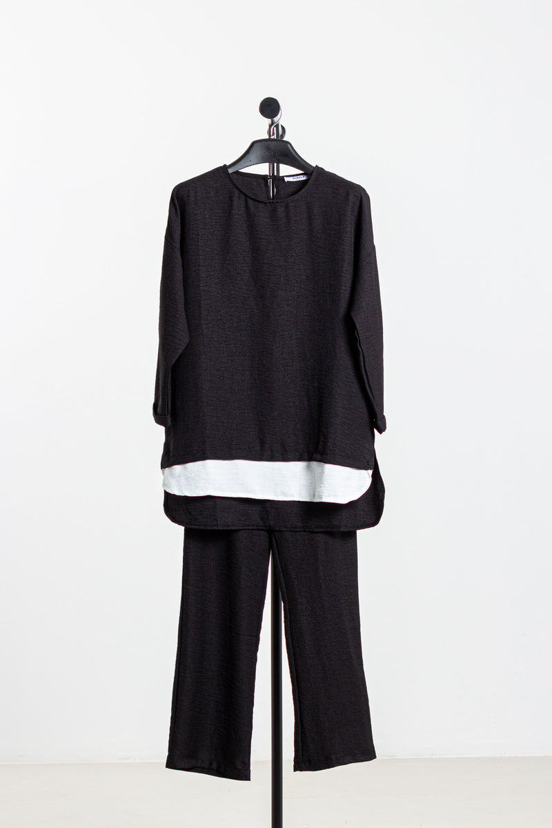 TEXTURED TSHIRT SET