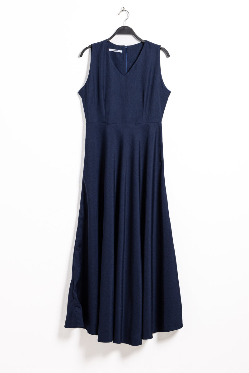 BELTED MAXI DRESS