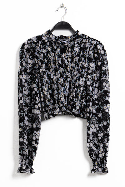 FLORAL PRINTED CROP TOP