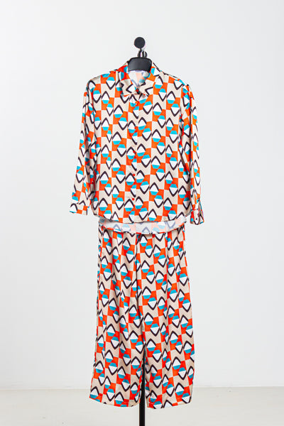 PRINTED SHIRT SET