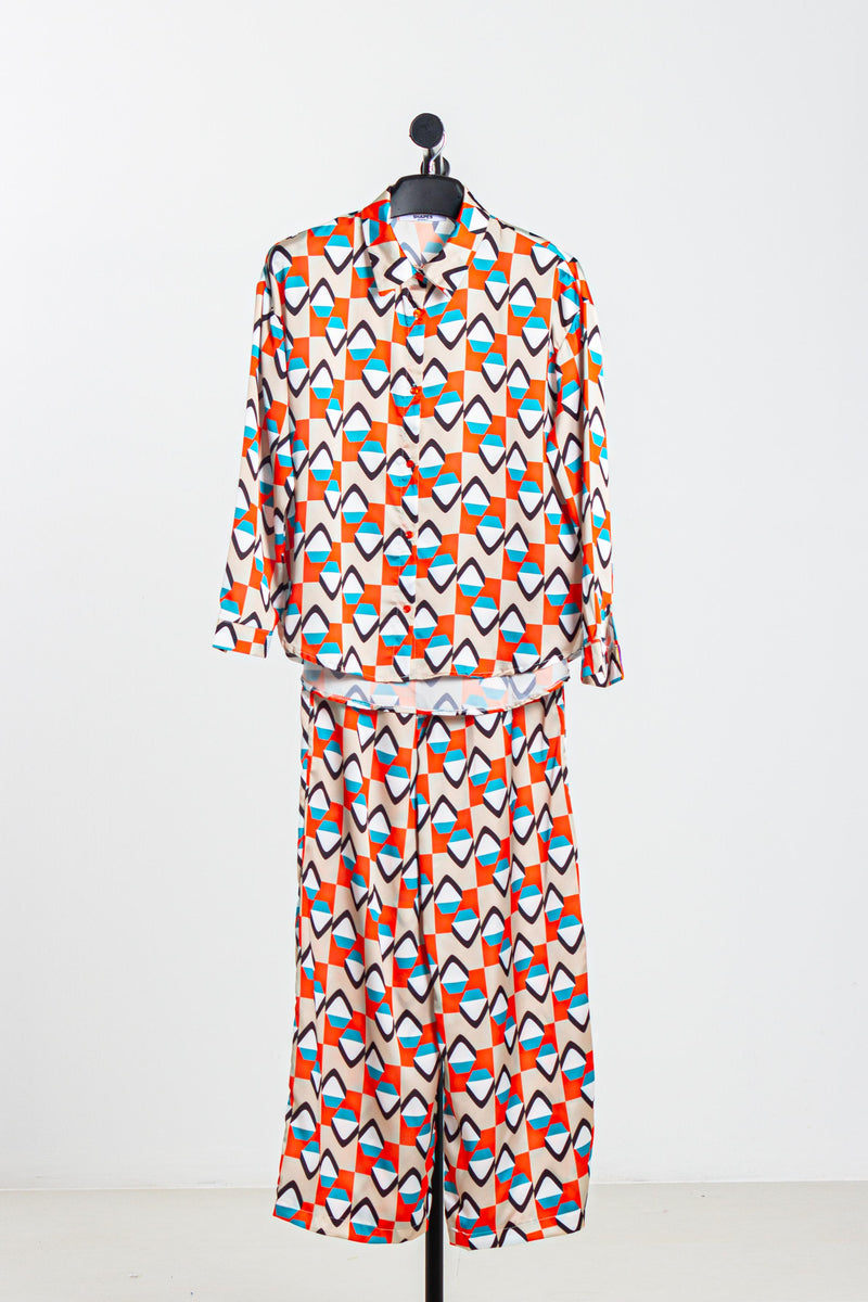 PRINTED SHIRT SET