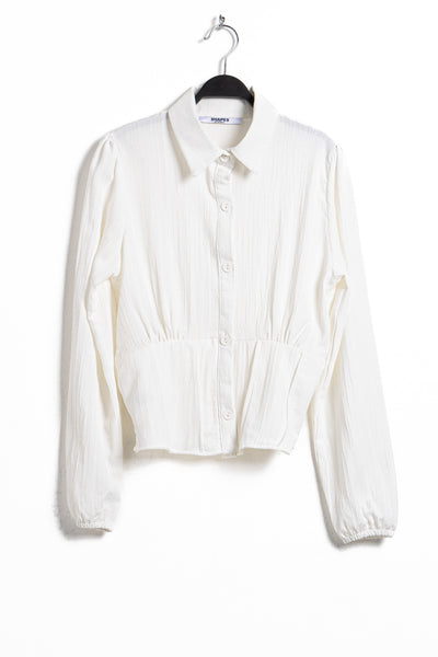 TEXTURED CORSET INSPIRED TOP