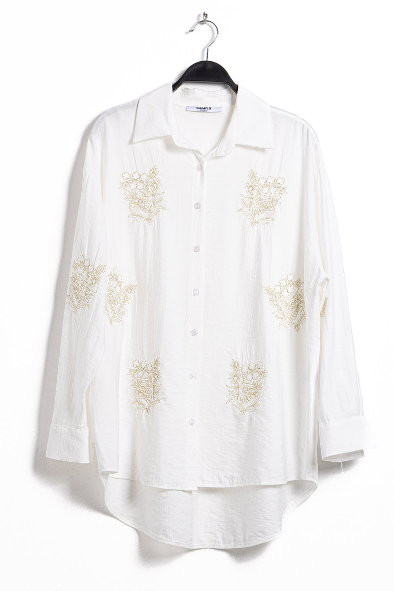 DETAIL PATCH EMBROIDERY SHIRT
