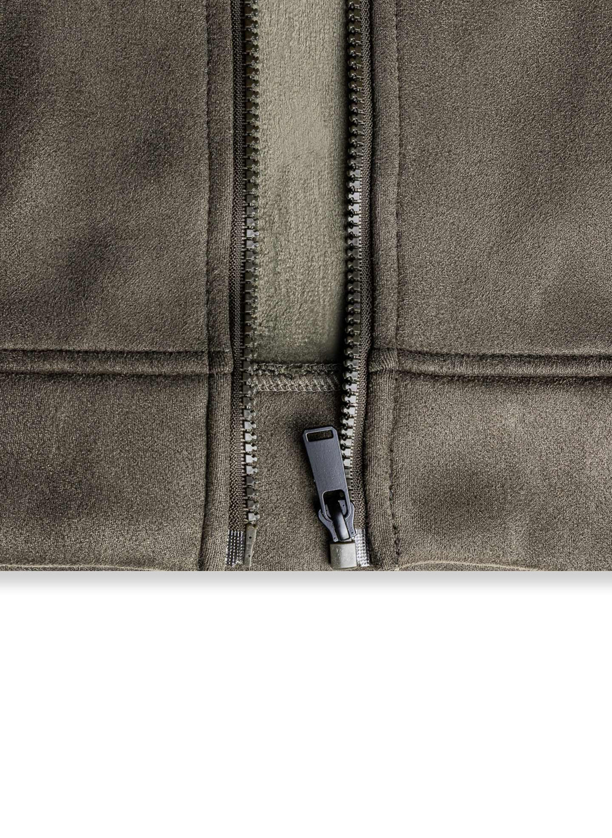 FAUX SUEDE JACKET SET