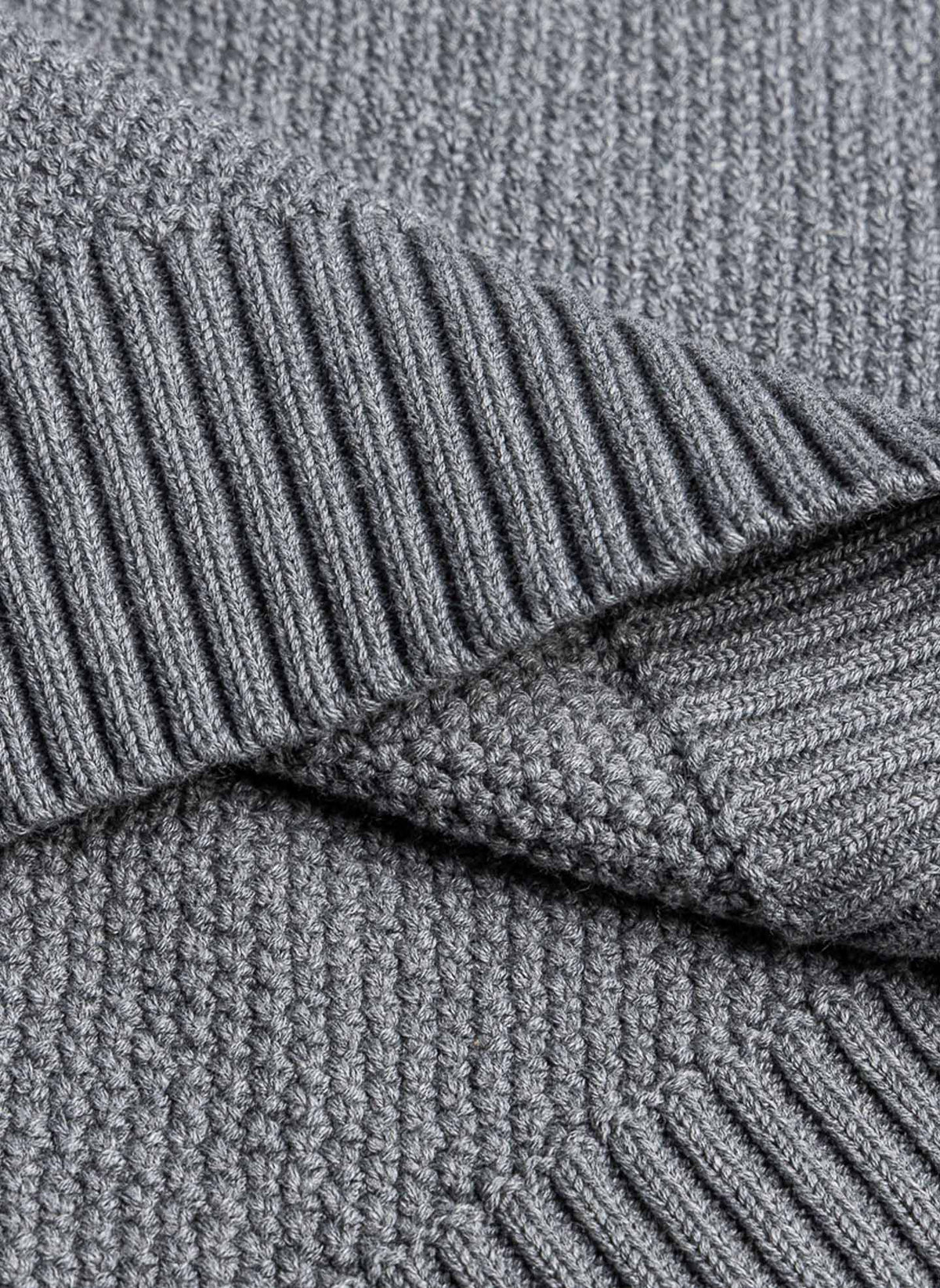 TEXTURED RAGLAN CREW NECK SWEATER