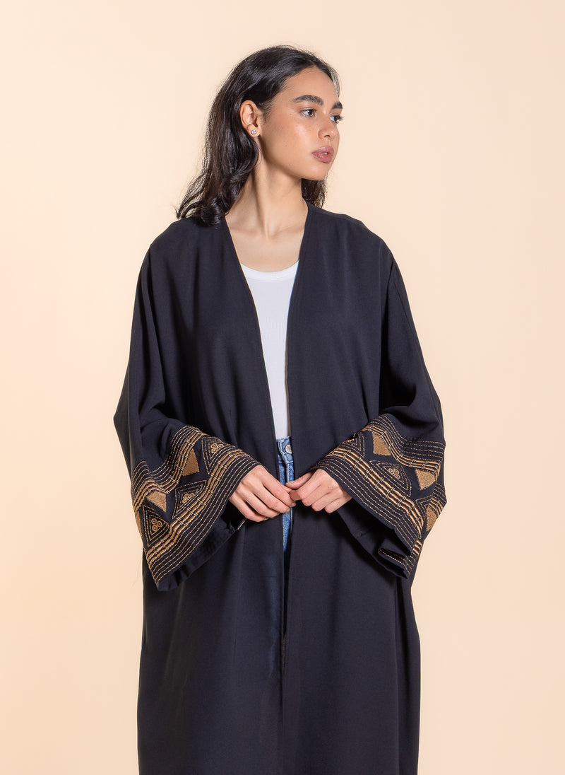 DETAIL EMBROIDERED ABAYA