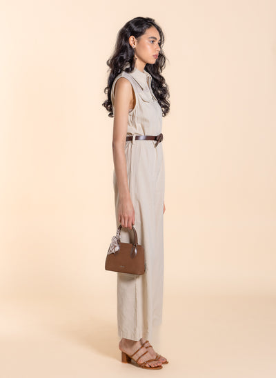 DETAILED JUMPSUIT WITH BELT