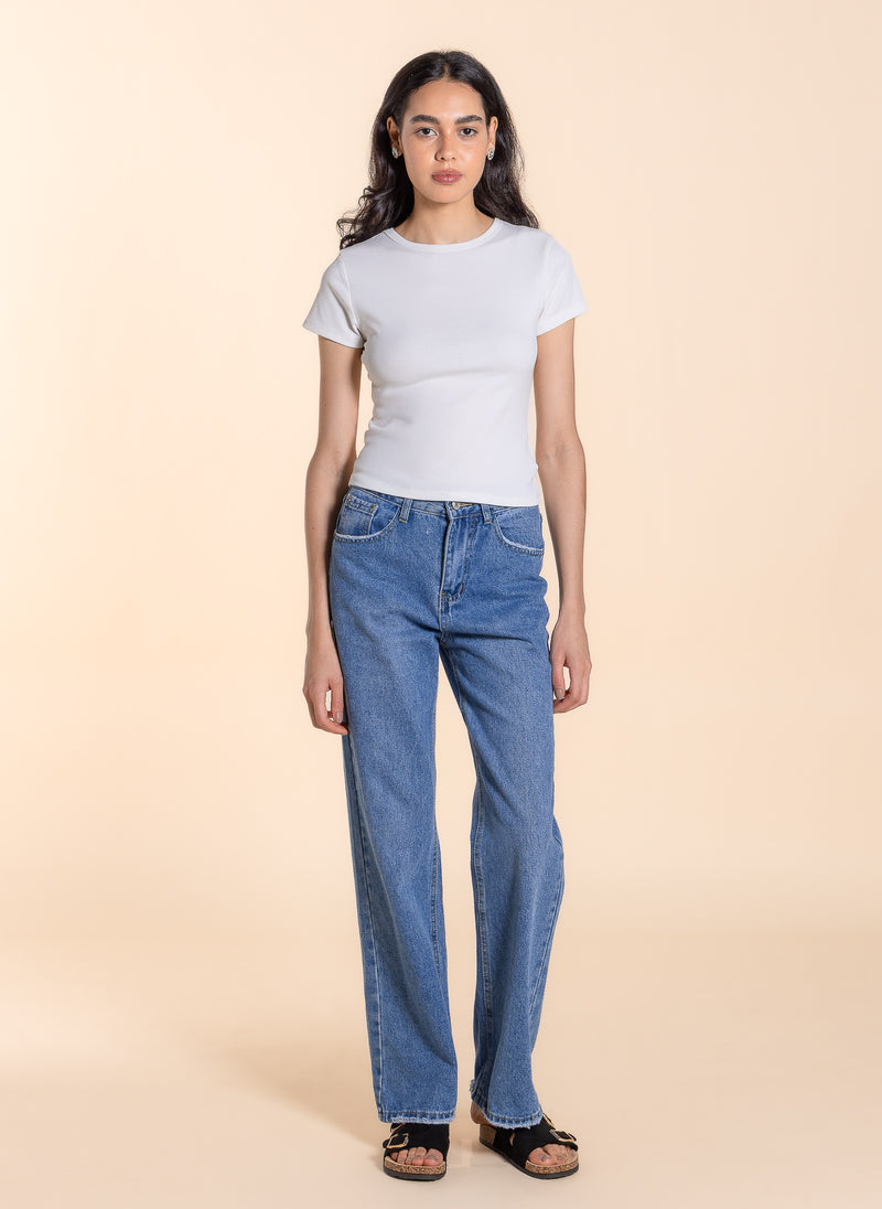 BASIC FITTED T-SHIRT