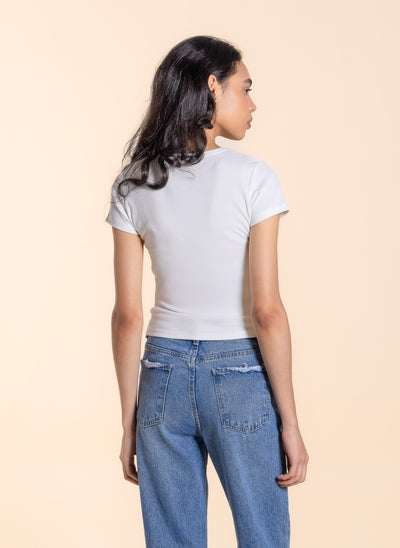BASIC FITTED T-SHIRT