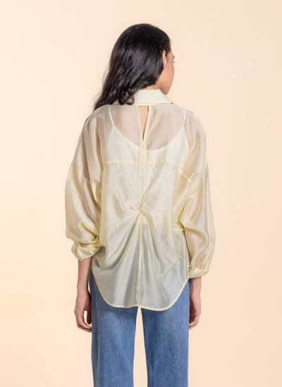 LIGHTWEIGHT RELAXED FIT SHEER SHIRT