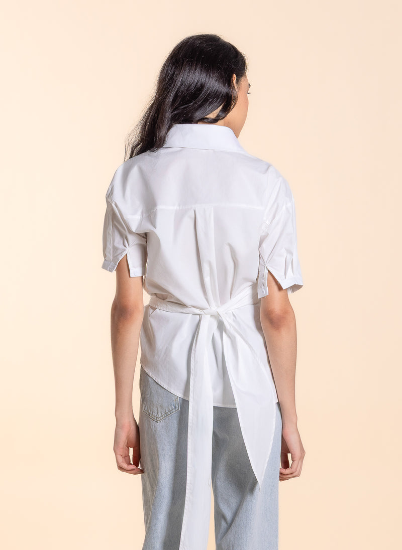 WRAPPED ASYMMETRICAL SHIRT