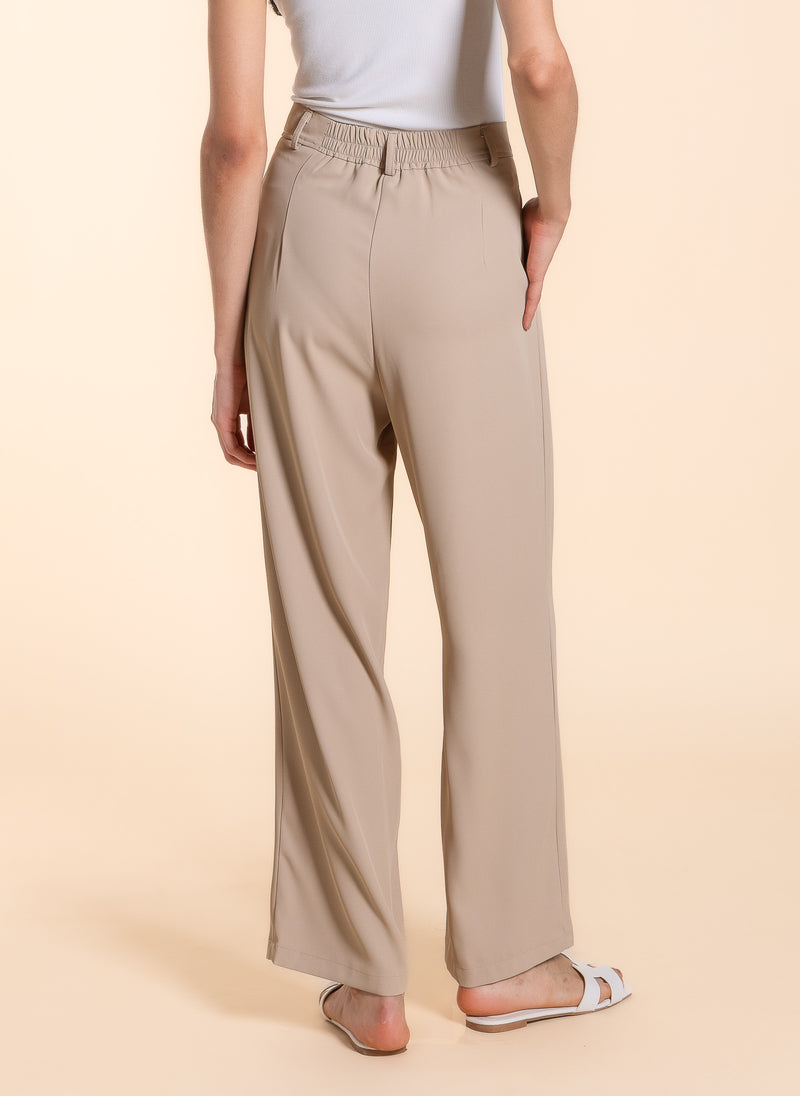 DETAILED CHIFFON TROUSERS