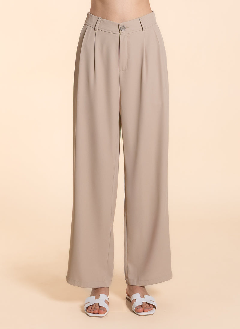 DETAILED CHIFFON TROUSERS