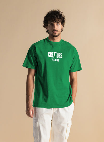 WASHED CONTRAST PRINTED T-SHIRT