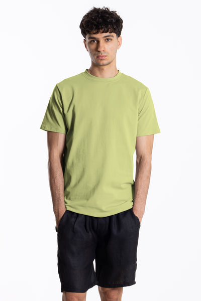 COTTON BLEND SLIM T-SHIRT