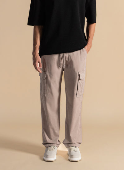 RELAXED FIT CARGO TROUSERS