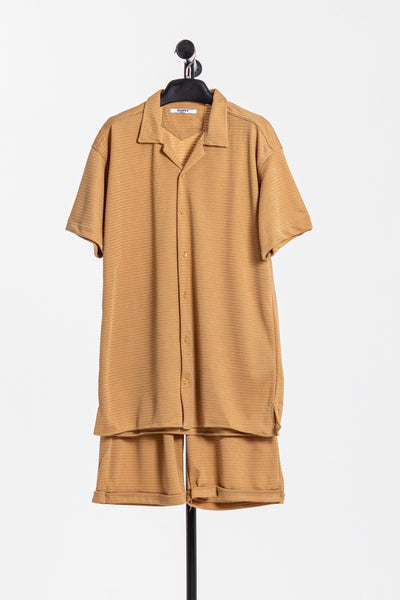 TEXTURED SHIRT SET