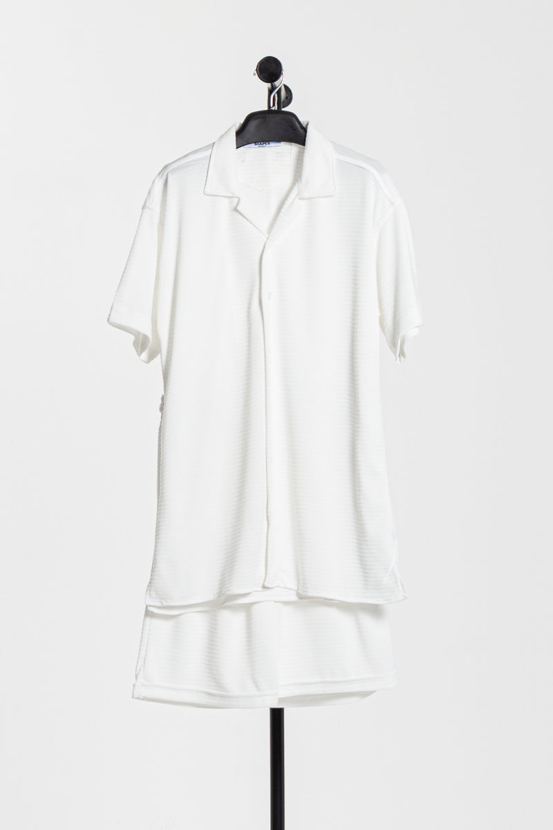 TEXTURED SHIRT SET