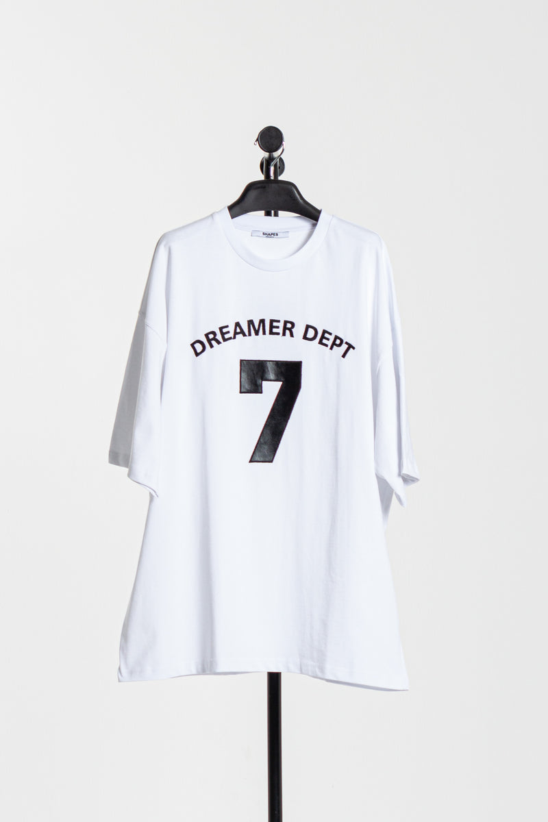 CONTRAST EMBROIDERED PATCHWORK T-SHIRT