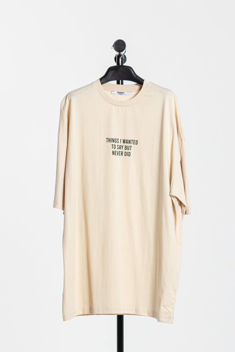 SLOGAN PRINT T-SHIRT