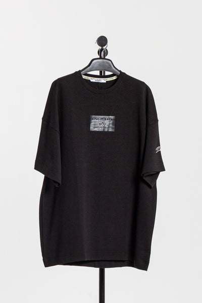 EMBROIDERED SLOGAN T-SHIRT