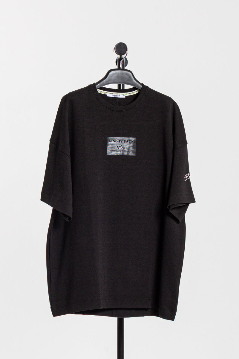 EMBROIDERED SLOGAN T-SHIRT