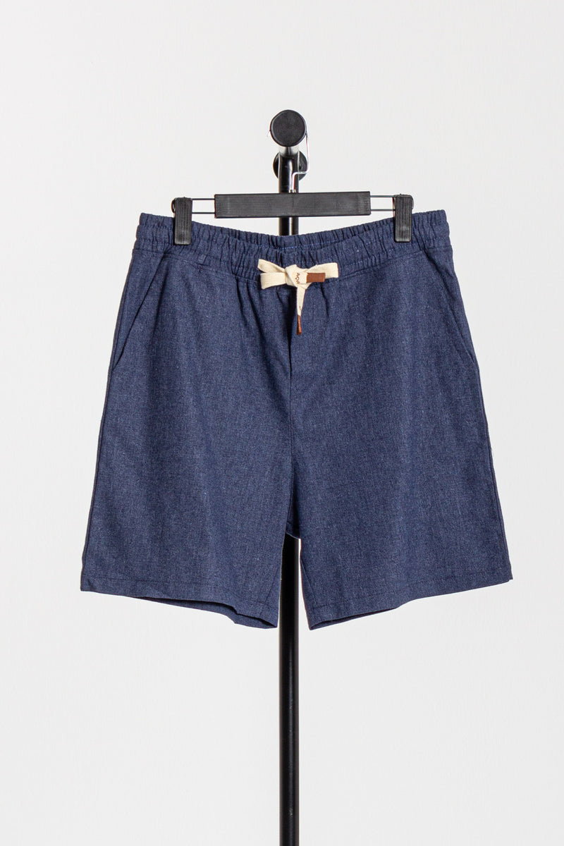 LINEN JOGGER SHORTS