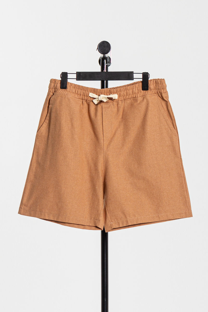 LINEN JOGGER SHORTS
