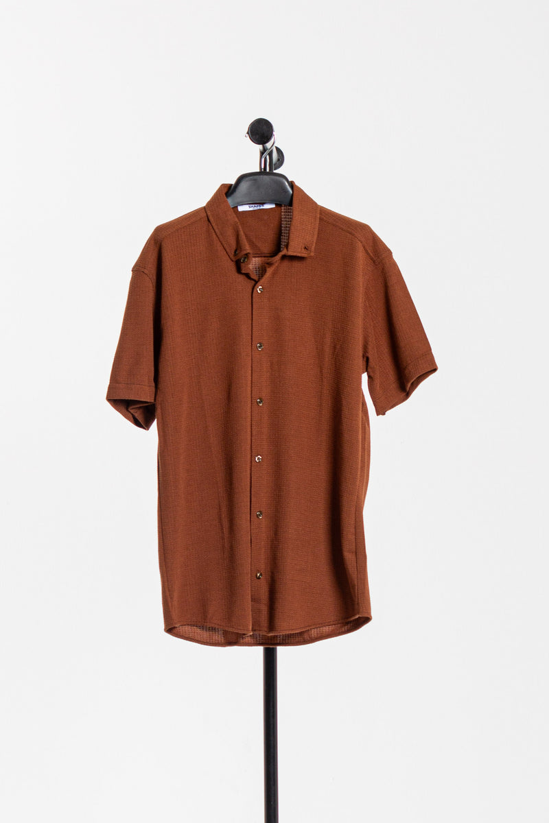 TEXTURED CROCHET SHIRT