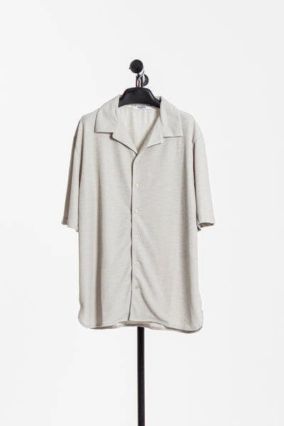 LINEN BLEND OVERSIZED SHIRT