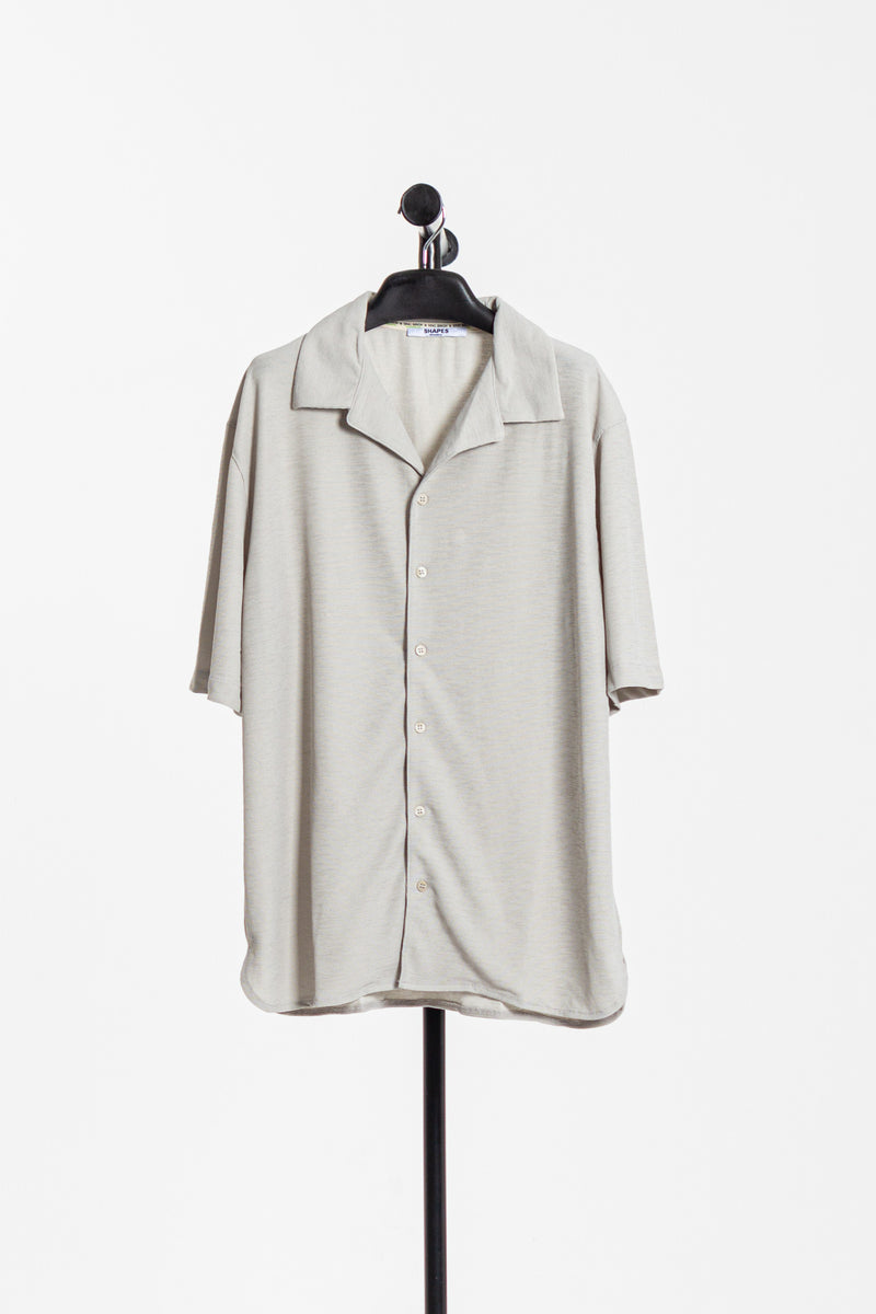 LINEN BLEND OVERSIZED SHIRT