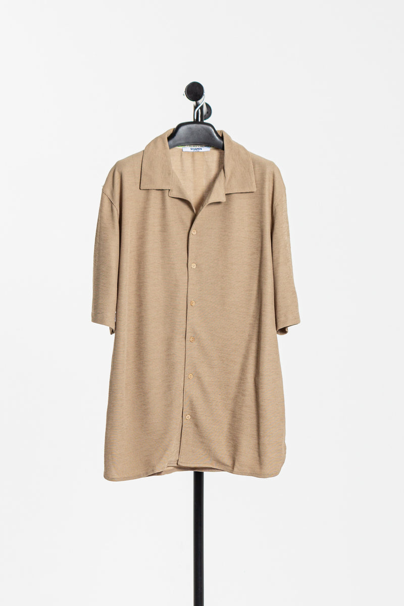 LINEN BLEND OVERSIZED SHIRT