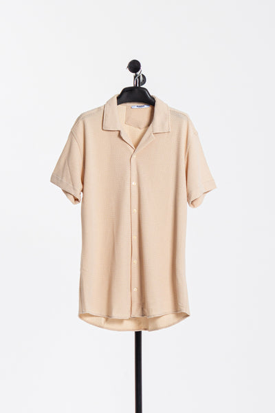 TEXTURED CROCHET SHIRT