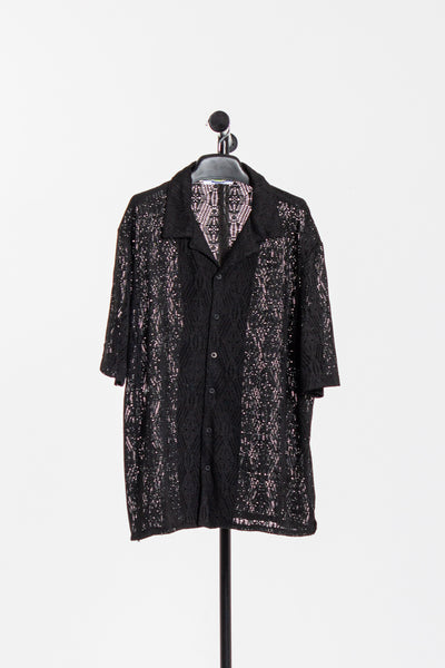 TEXTURED CROCHET SHIRT