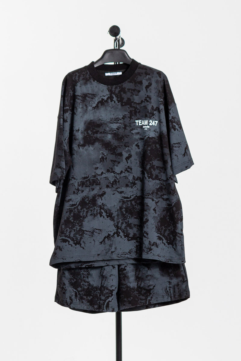 TIE DYE PRINTED T-SHIRT SET