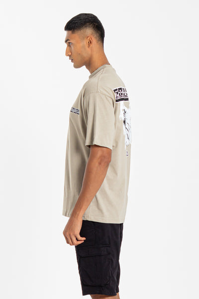 CONTRAST PRINTED T-SHIRT