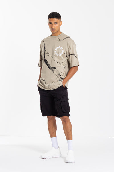 CONTRAST PRINTED T-SHIRT