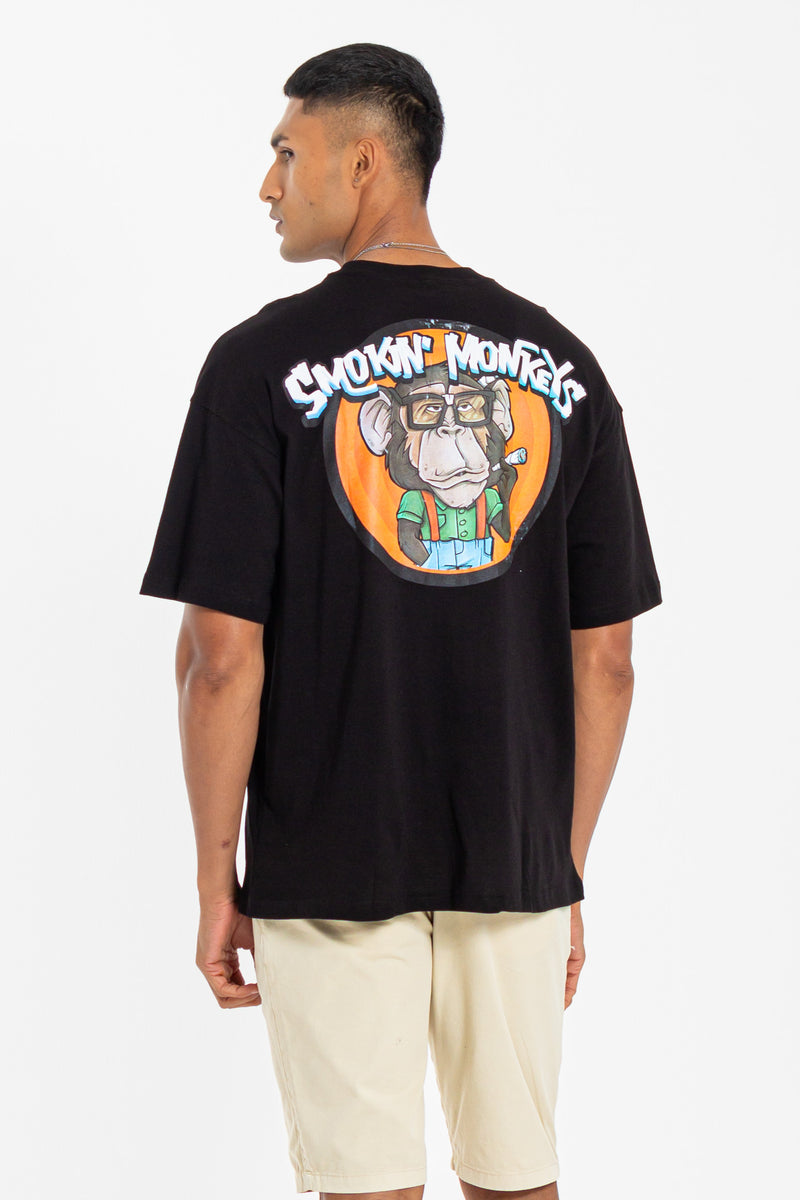 CONTRAST PRINTED T-SHIRT