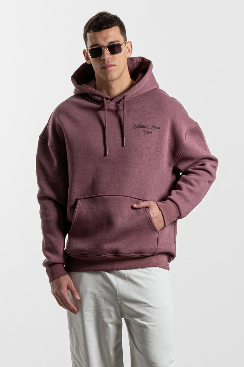 HOODIE WITH CONTRAST SLOGAN