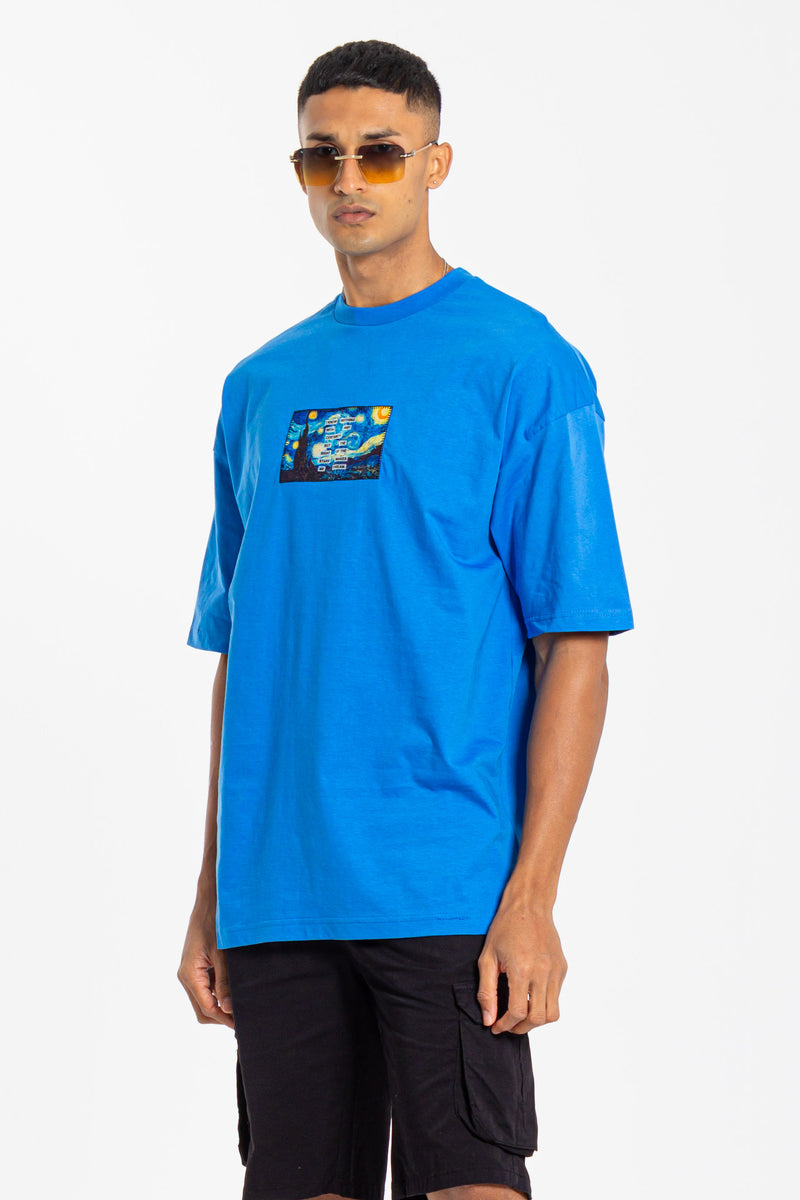 T-SHIRT WITH CONTRAST PATCHWORK