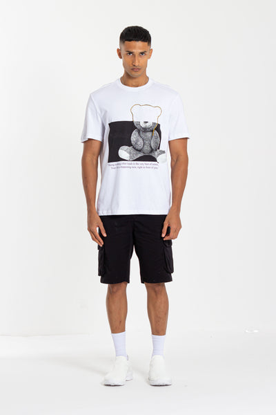 T-SHIRT WITH EMBROIDERED PRINT
