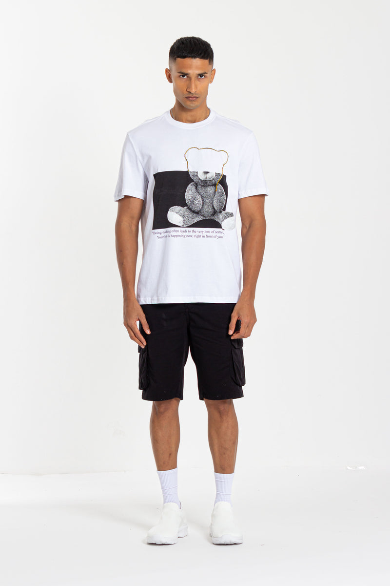 T-SHIRT WITH EMBROIDERED PRINT