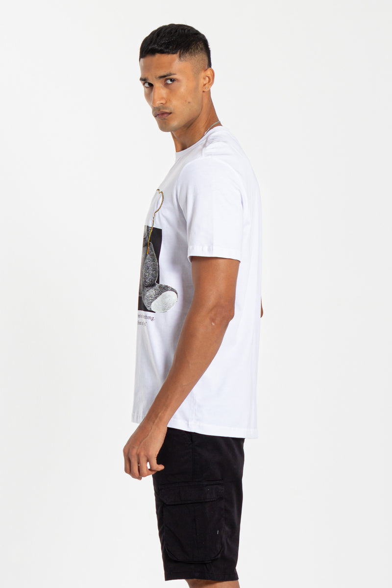 T-SHIRT WITH EMBROIDERED PRINT