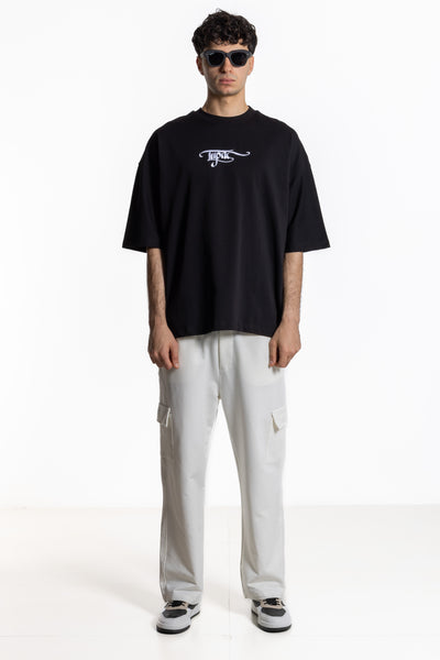 CONTRAST EMBROIDERED TUPAC T-SHIRT