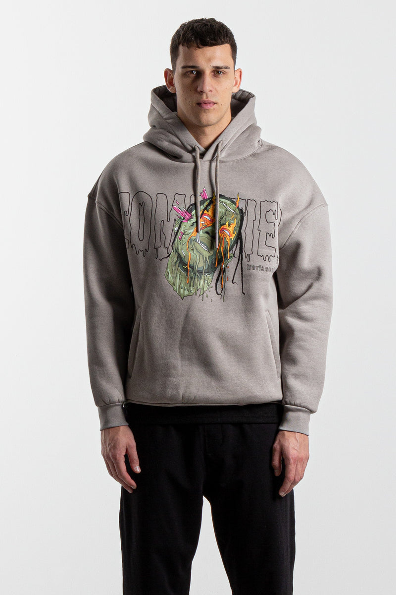 OVERSIZED HOODIE WITH DETAILED PRINT