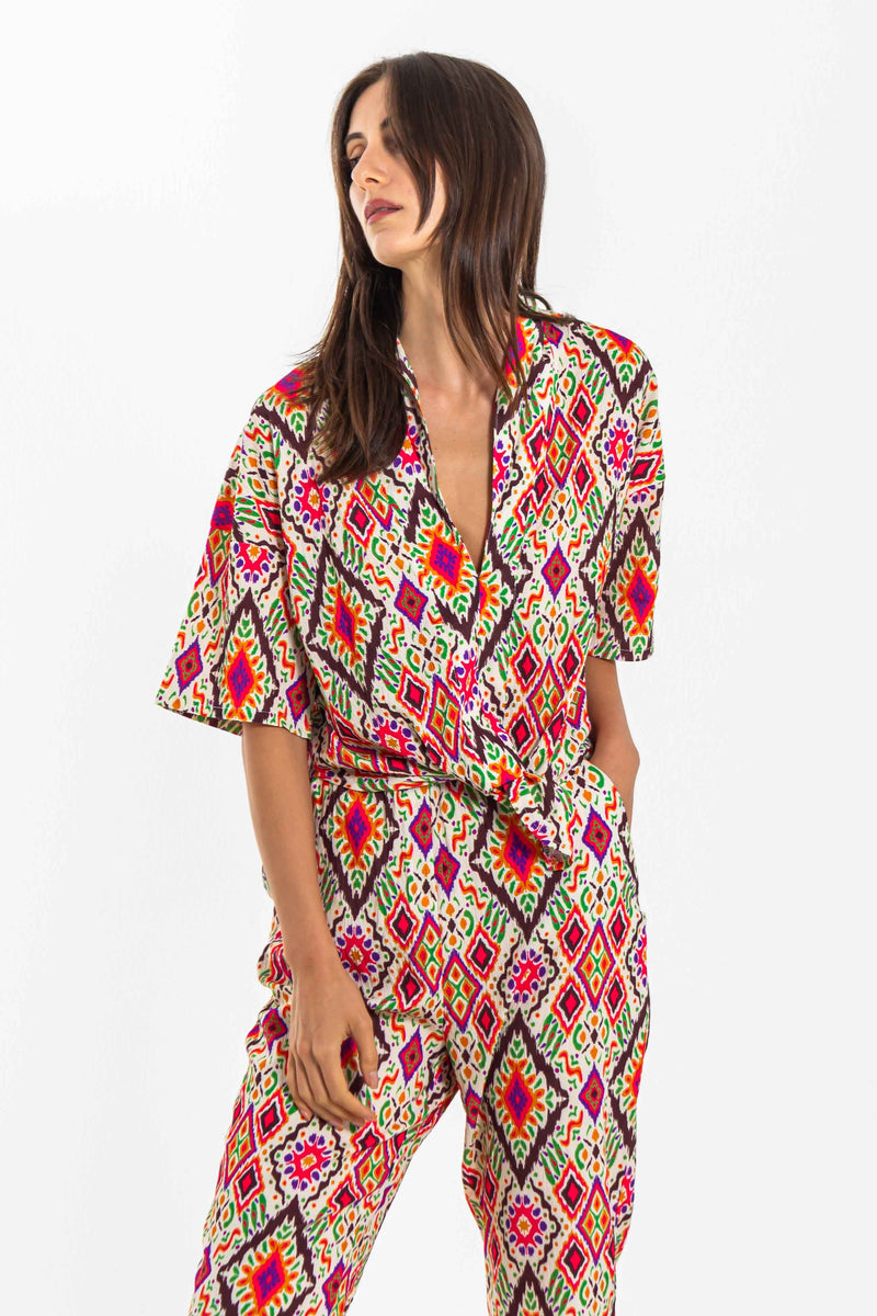 FRONT KNOT TOP SET